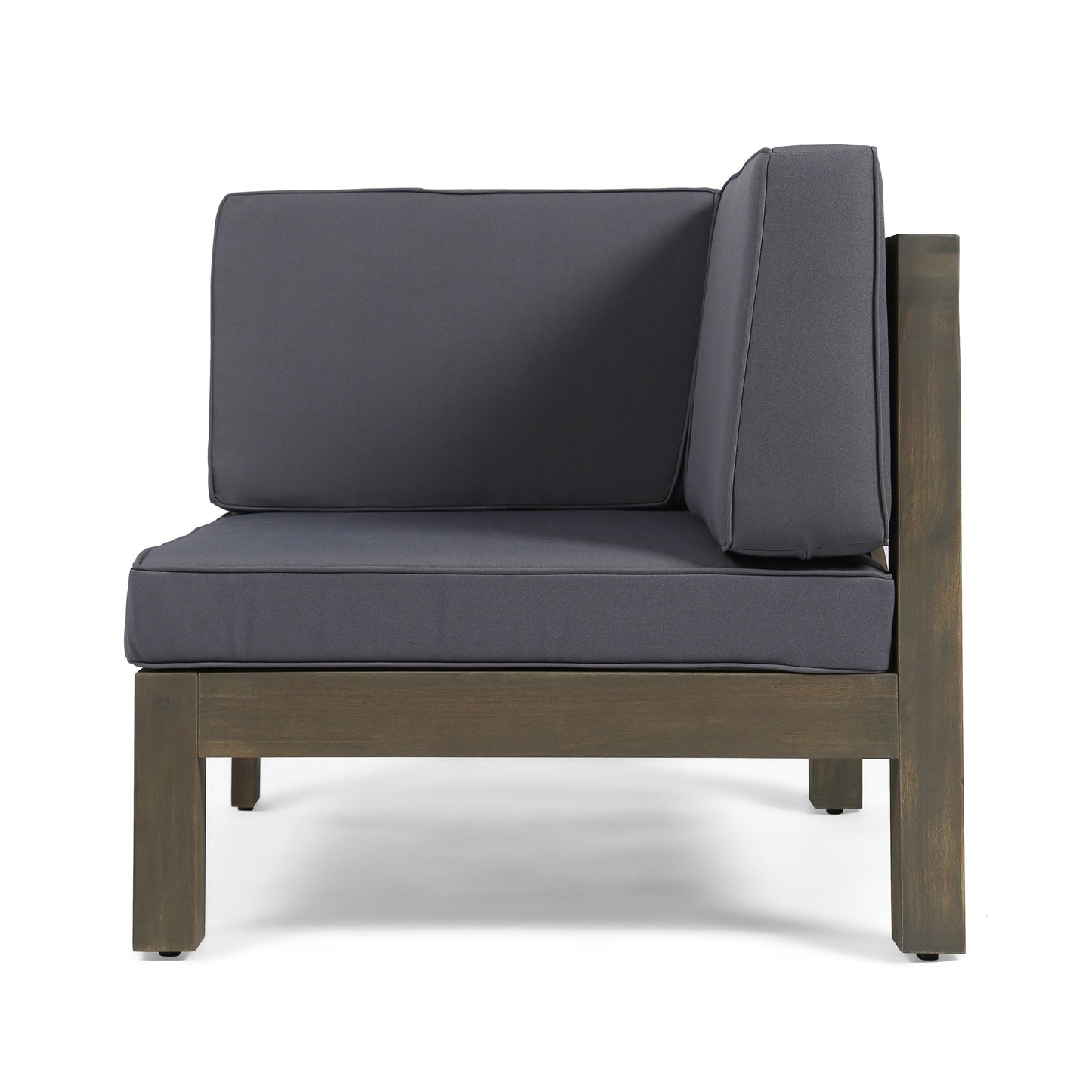 Oana Outdoor 12-Piece U-Shaped Acacia Wood Sectional Sofa Set by Christopher Knight Home