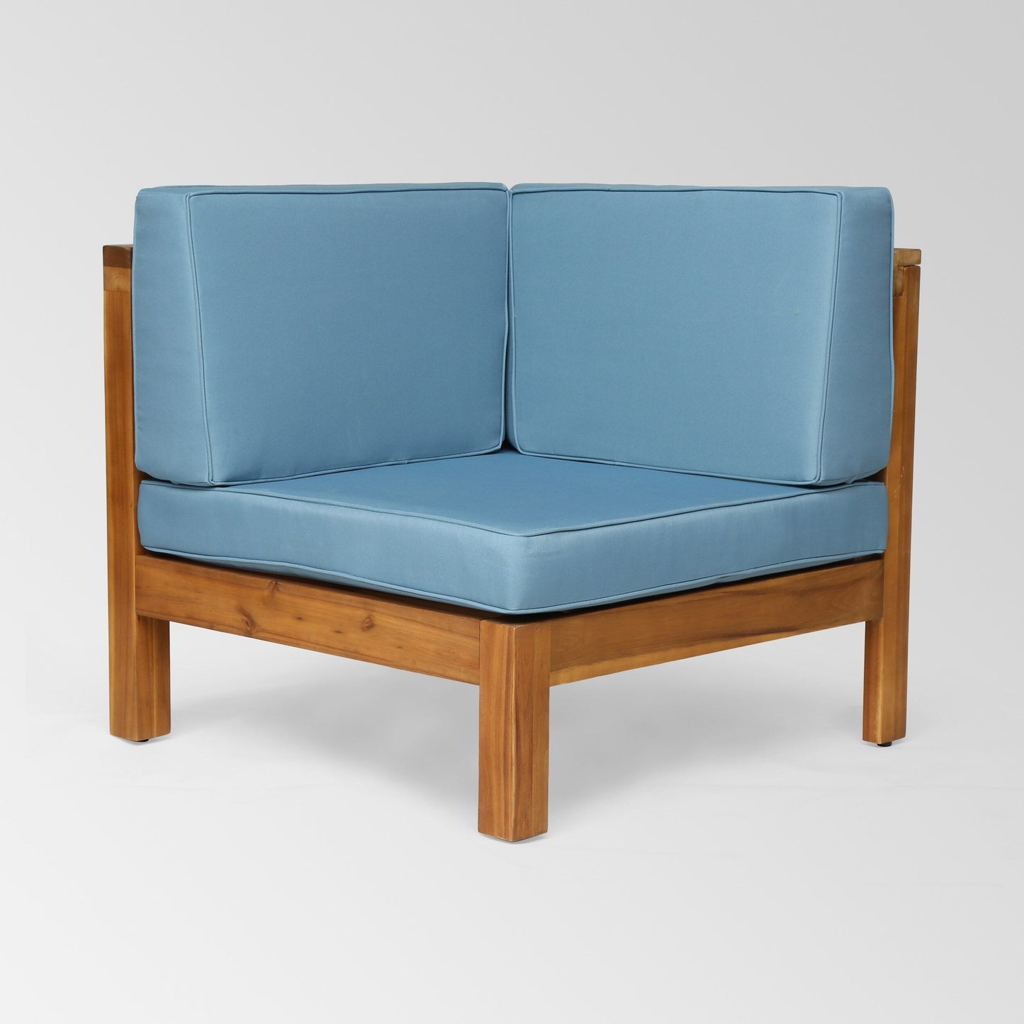 Oana Outdoor 12-Piece U-Shaped Acacia Wood Sectional Sofa Set by Christopher Knight Home