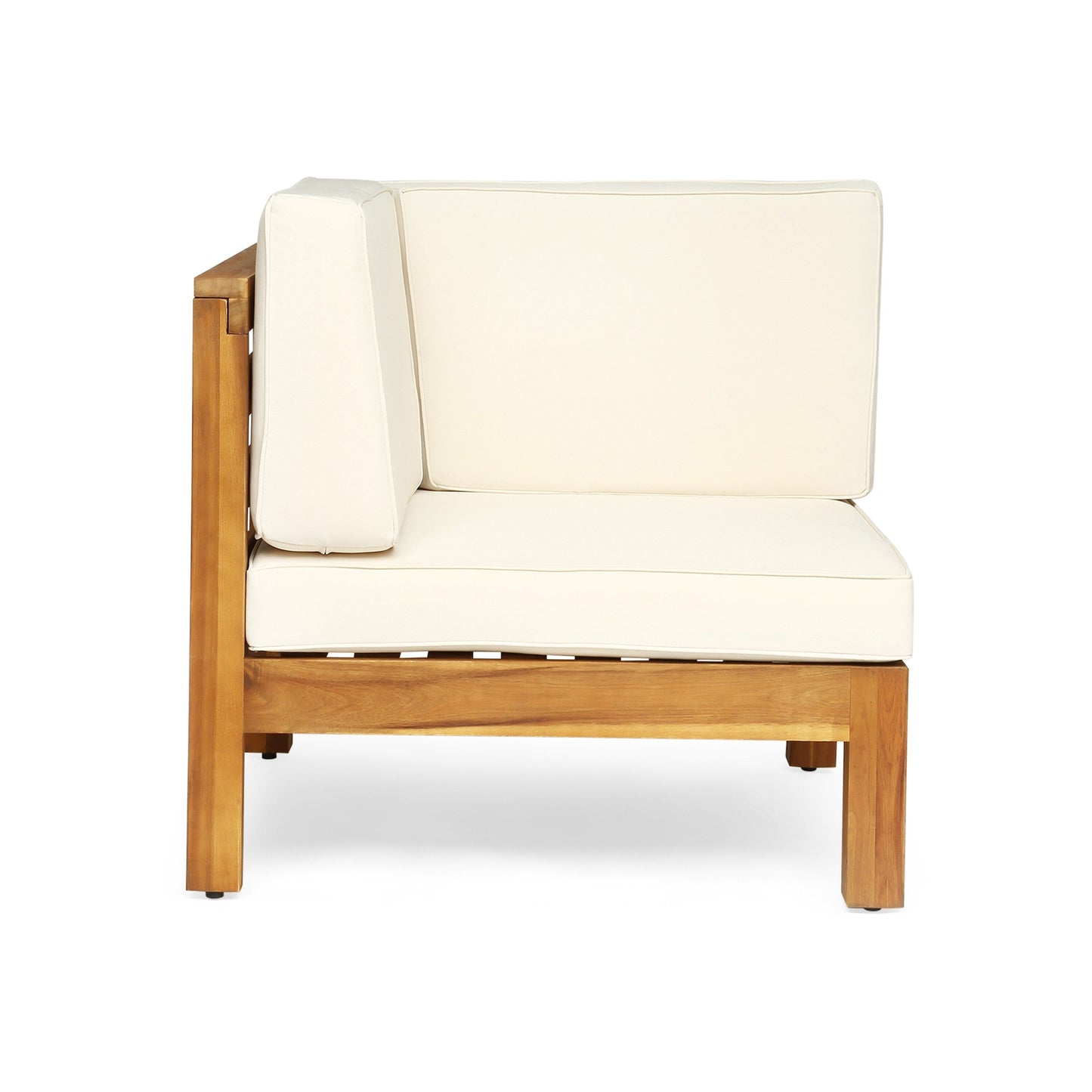 Oana Outdoor 12-Piece U-Shaped Acacia Wood Sectional Sofa Set by Christopher Knight Home