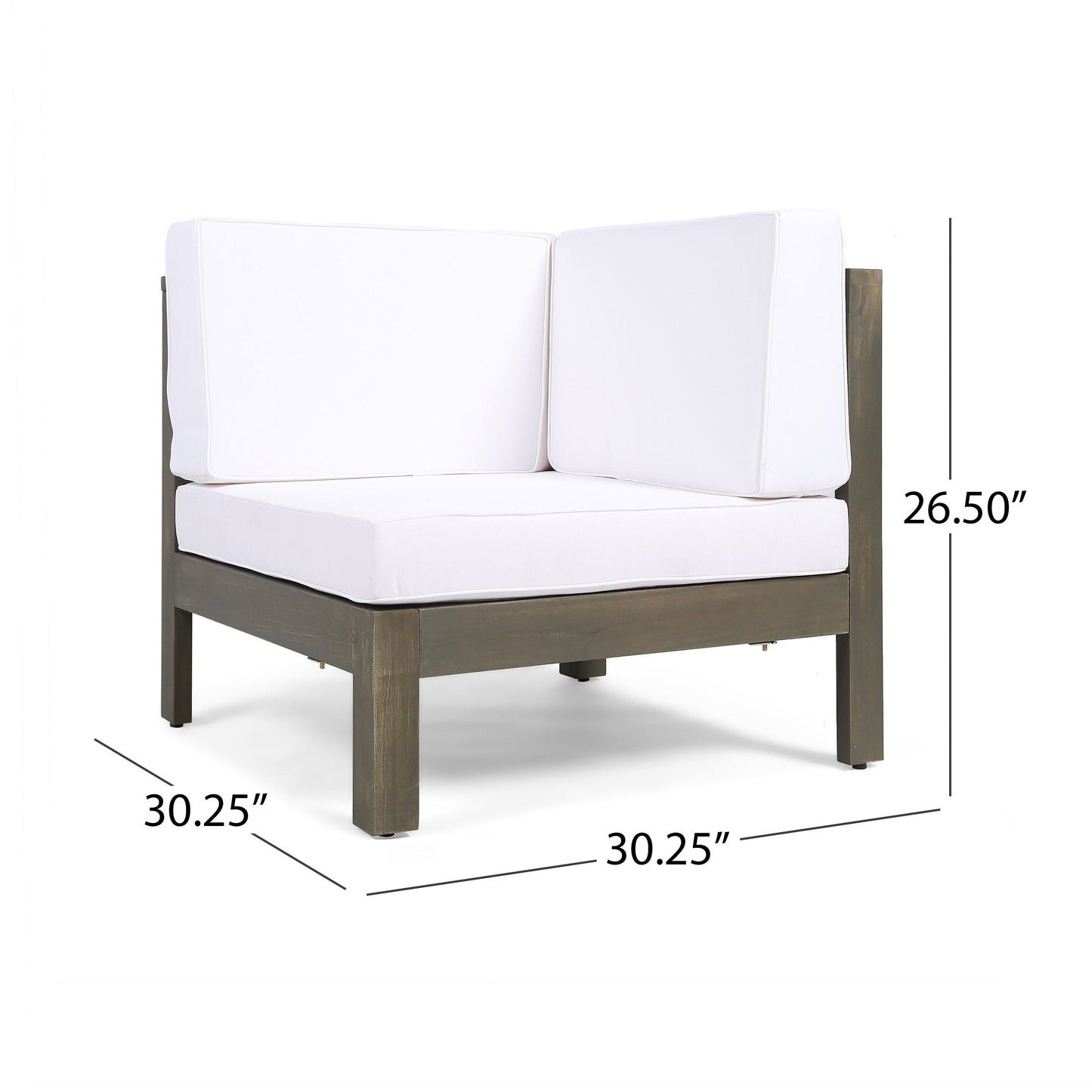 Oana Outdoor 12-Piece U-Shaped Acacia Wood Sectional Sofa Set by Christopher Knight Home