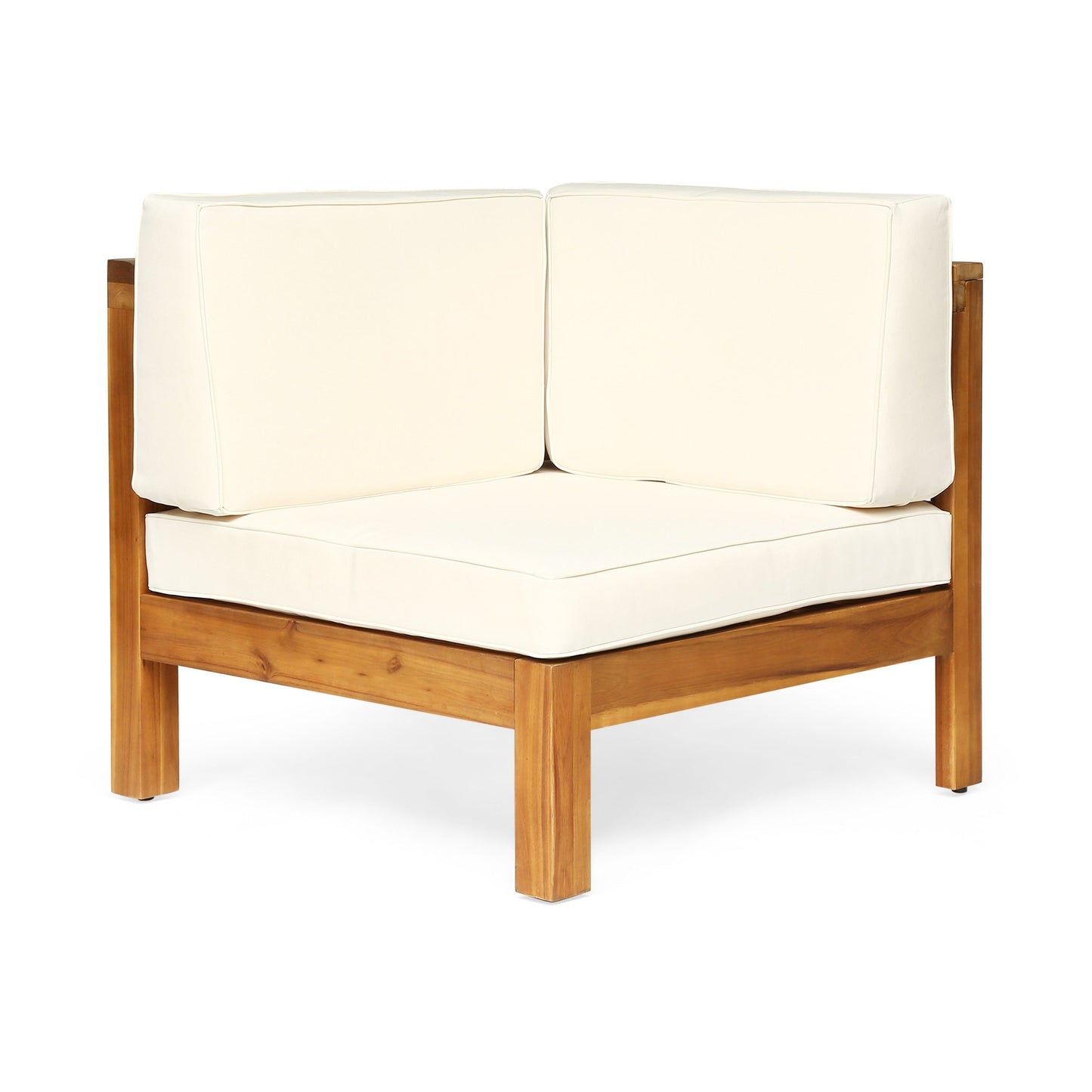 Oana Outdoor 12-Piece U-Shaped Acacia Wood Sectional Sofa Set by Christopher Knight Home