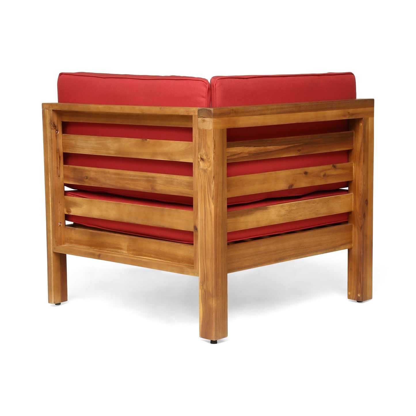 Oana Outdoor 12-Piece U-Shaped Acacia Wood Sectional Sofa Set by Christopher Knight Home