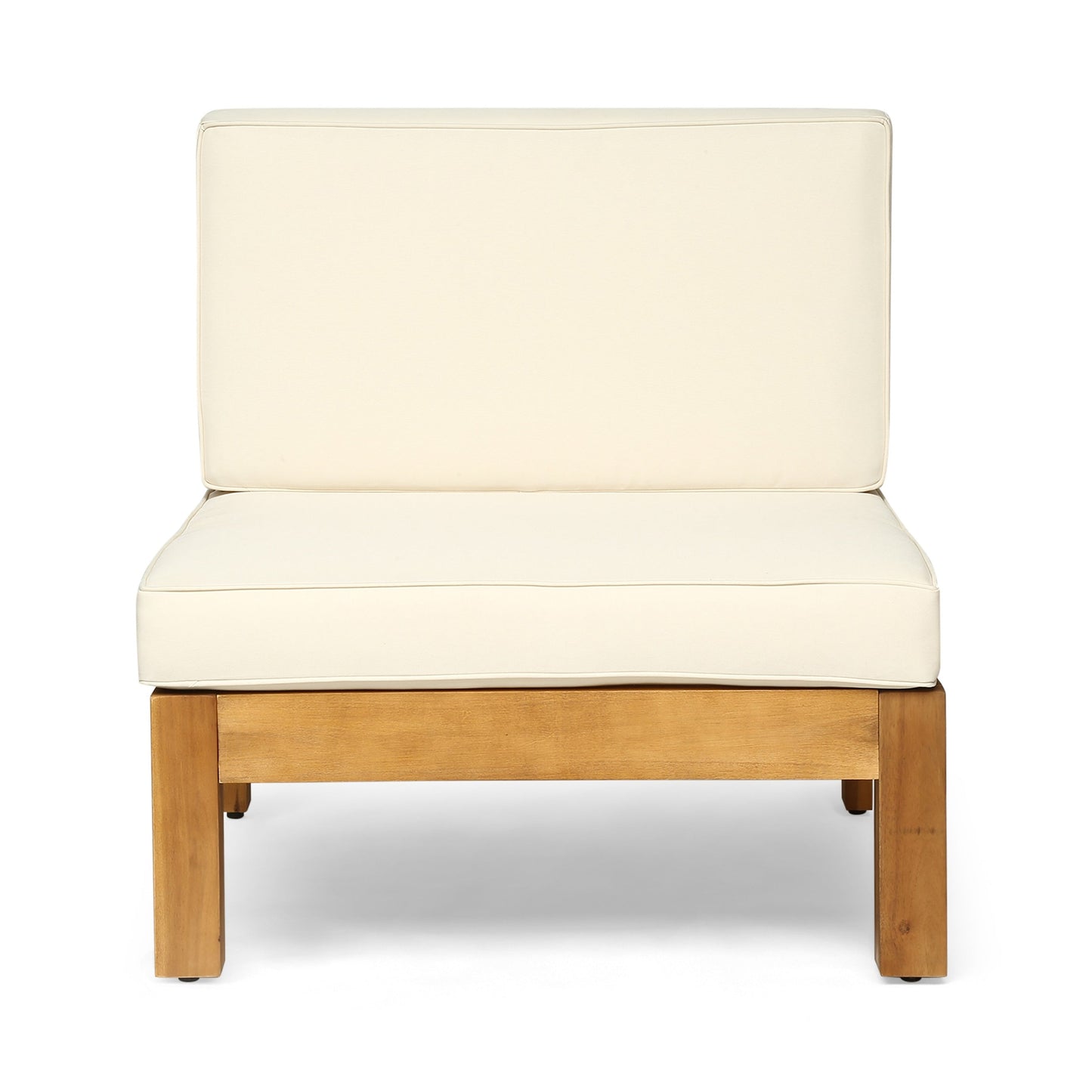 Oana Outdoor 9-Piece Acacia Wood Sectional Sofa Set with Coffee Table by Christopher Knight Home