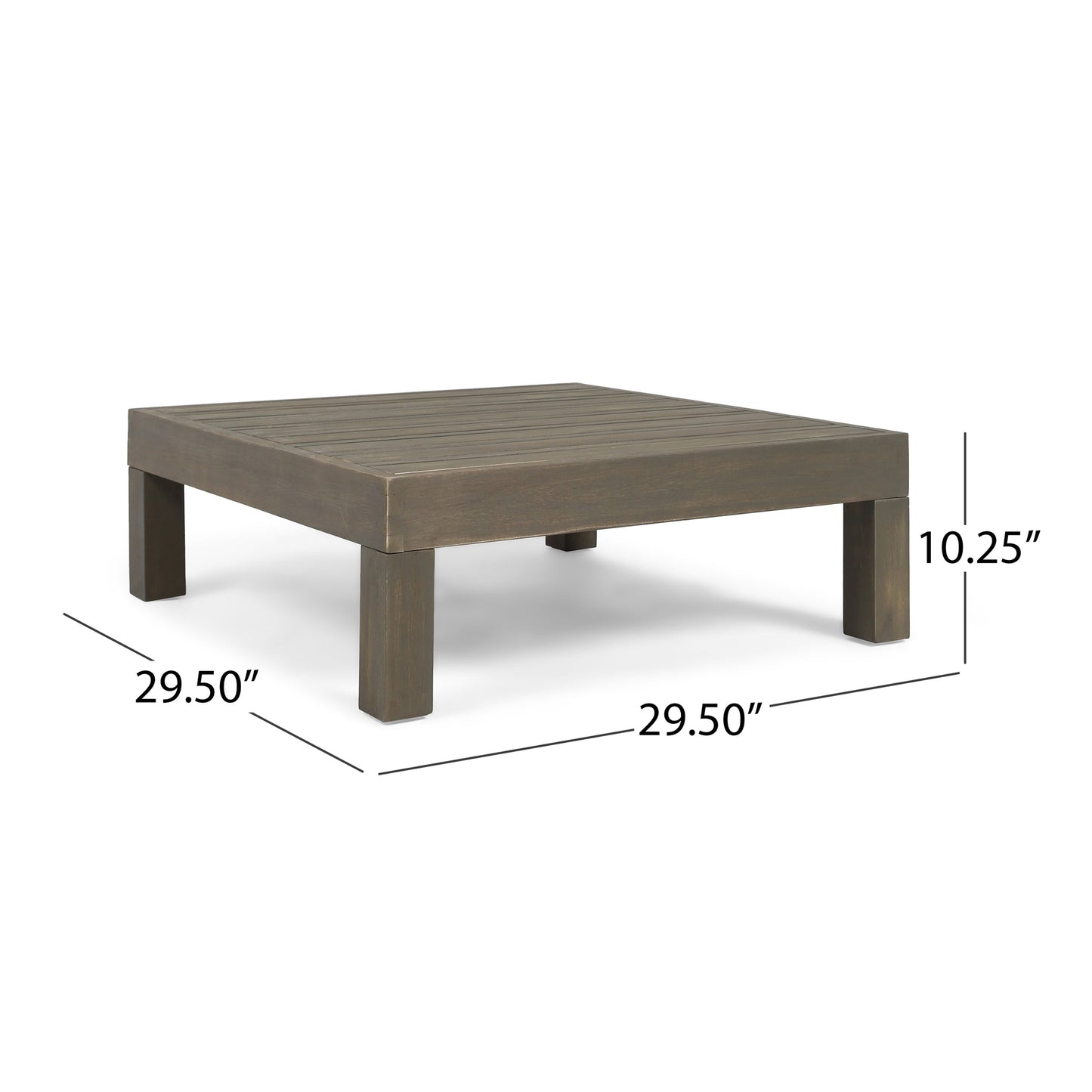 Oana Outdoor 9-Piece Acacia Wood Sectional Sofa Set with Coffee Table by Christopher Knight Home