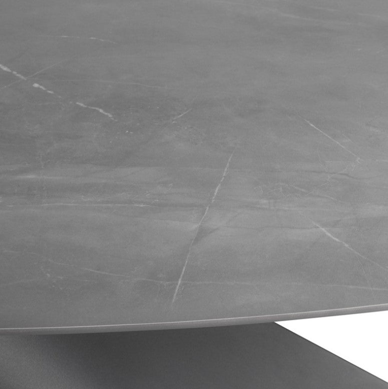 Table à manger ovale Oblo Grey