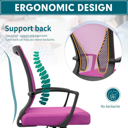 Homall Office Chair Mesh Chair Ergonomic Desk Chair with Lumbar Support