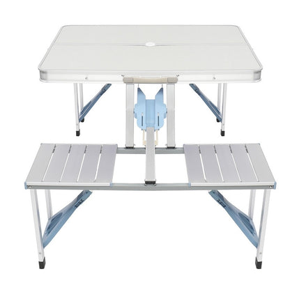 One Piece Folding Camping Table and Chair Aluminum Alloy