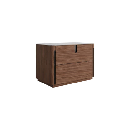 Table de chevet Opera en noyer