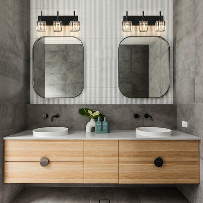 Ora Modern Dimmable Crystal Bathroom Light Fixtures Over Mirror Glam Vanity Lights