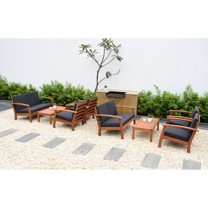 Amazonia FSC Certified Wood 8pc Outdoor Patio Seating Set