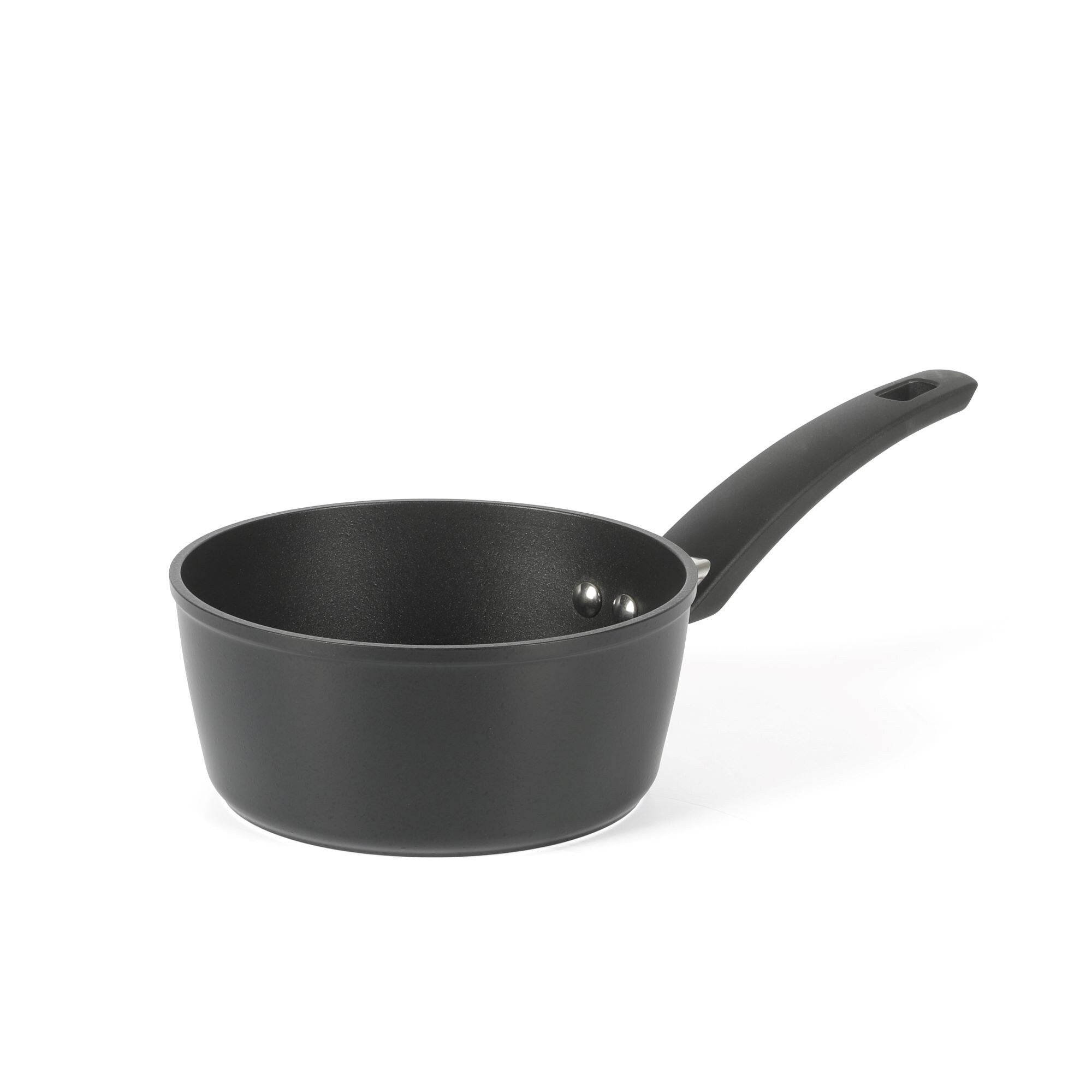 Oster Connelly 7 Piece Aluminum Premium Nonstick Pots and Pans Cookware Set W/ Induction & BakelteStay Cool Handle - Black