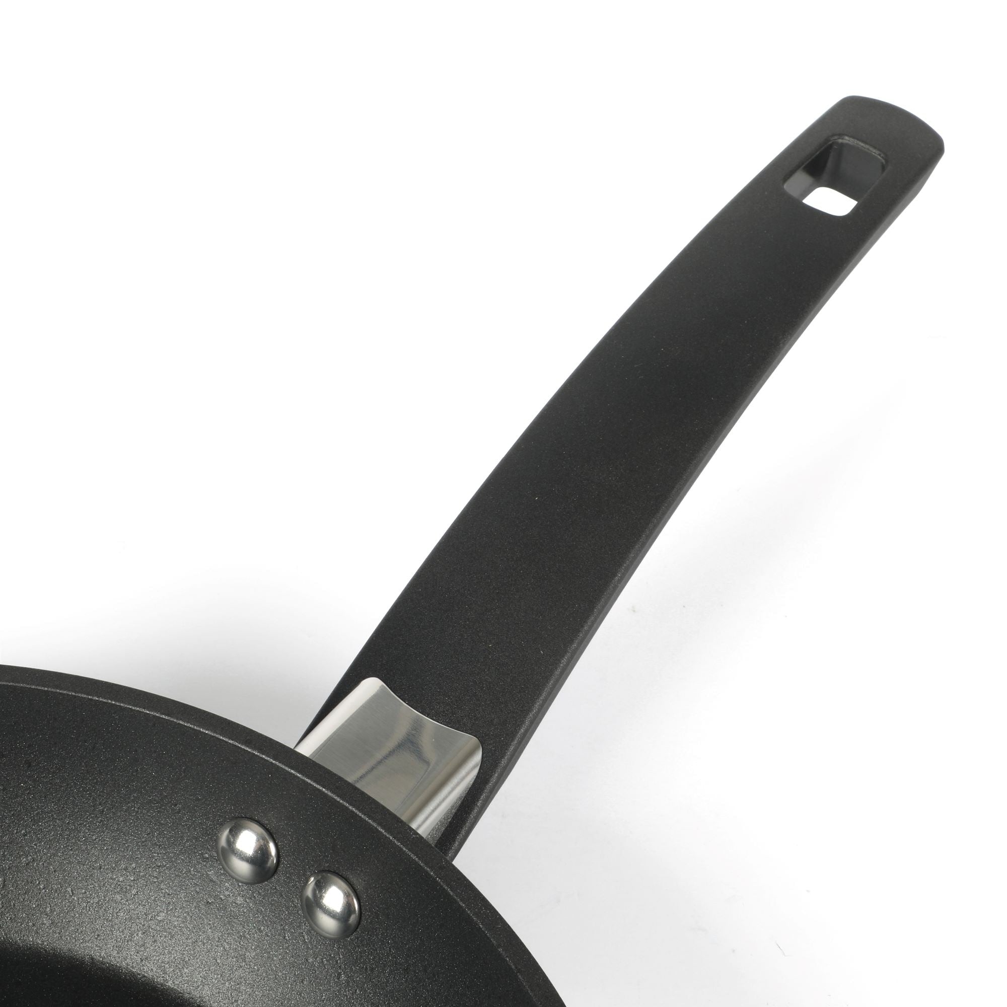Oster Connelly 7 Piece Aluminum Premium Nonstick Pots and Pans Cookware Set W/ Induction & BakelteStay Cool Handle - Black