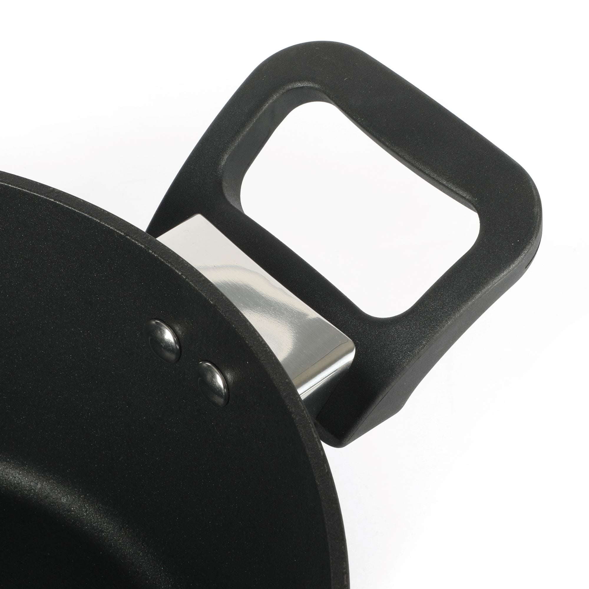 Oster Connelly 7 Piece Aluminum Premium Nonstick Pots and Pans Cookware Set W/ Induction & BakelteStay Cool Handle - Black