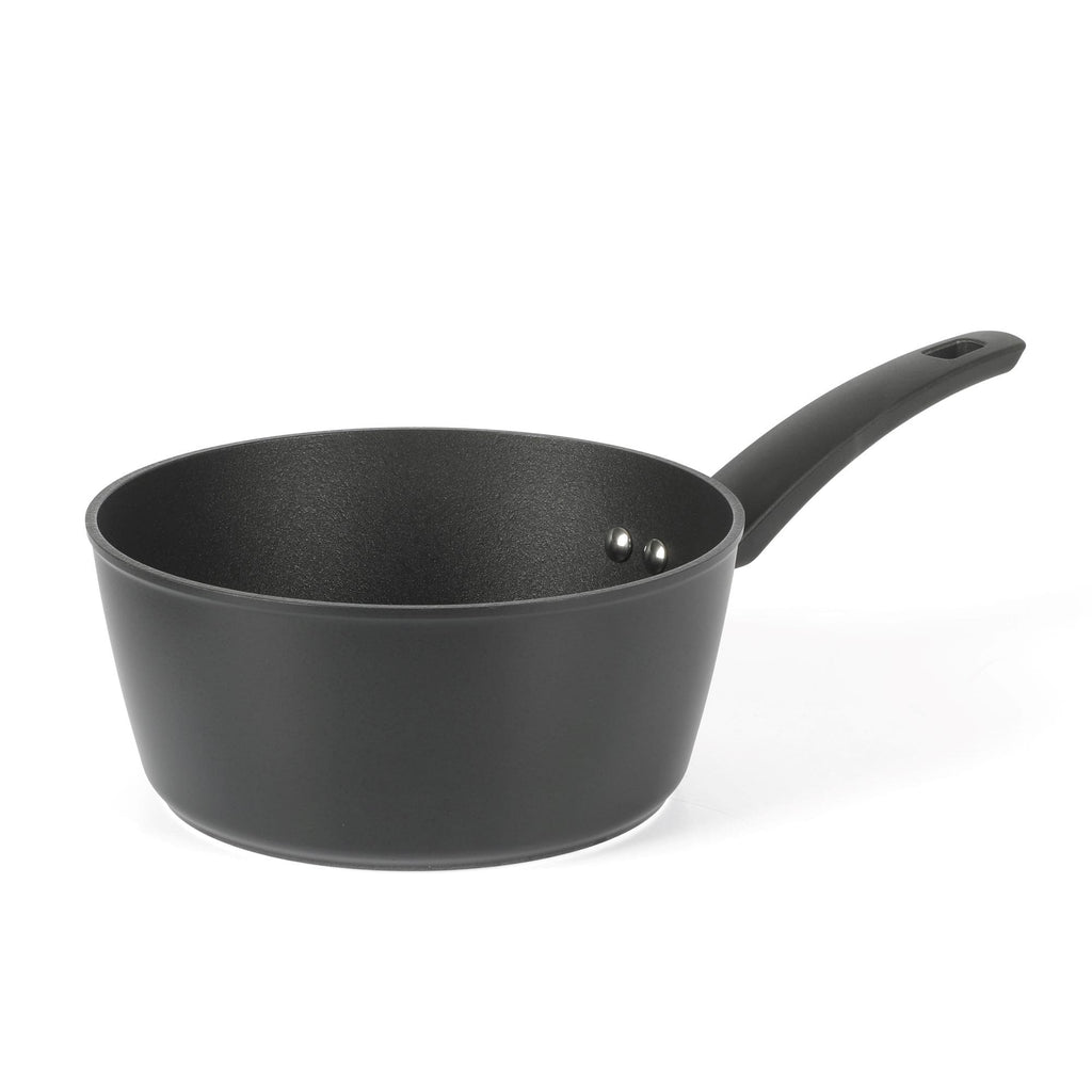 Oster Connelly 7 Piece Aluminum Premium Nonstick Pots and Pans Cookware Set W/ Induction & BakelteStay Cool Handle - Black