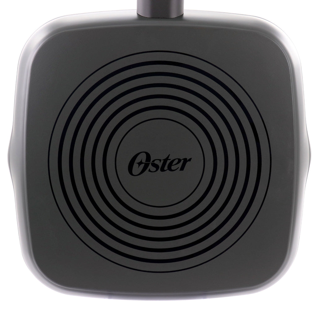 Oster Kingsway 11 Inch Aluminum Nonstick Square Grill Pan in Black
