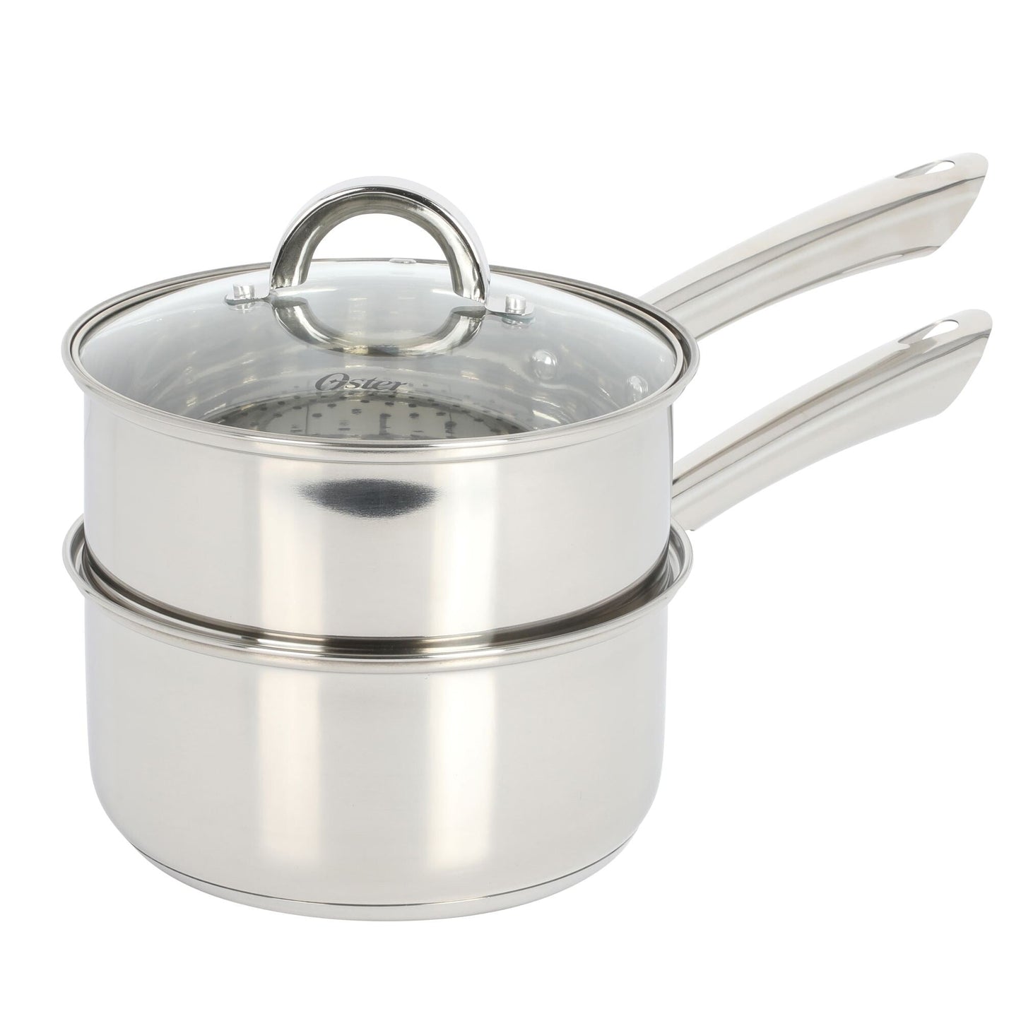 Oster Sangerfield 12 Piece Stainless Steel Cookware Set W/ Kitchen Tools