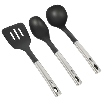 Oster Sangerfield 12 Piece Stainless Steel Cookware Set W/ Kitchen Tools