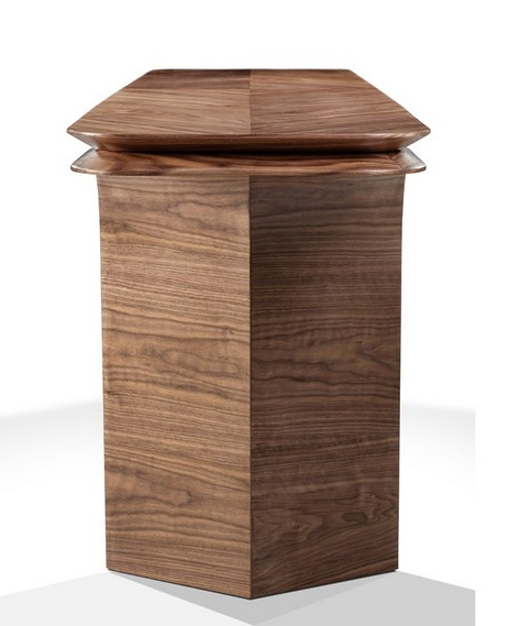 Table console Othello en noyer