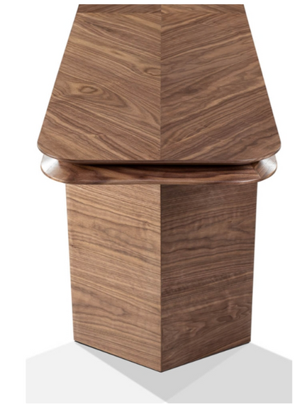 Table console Othello en noyer