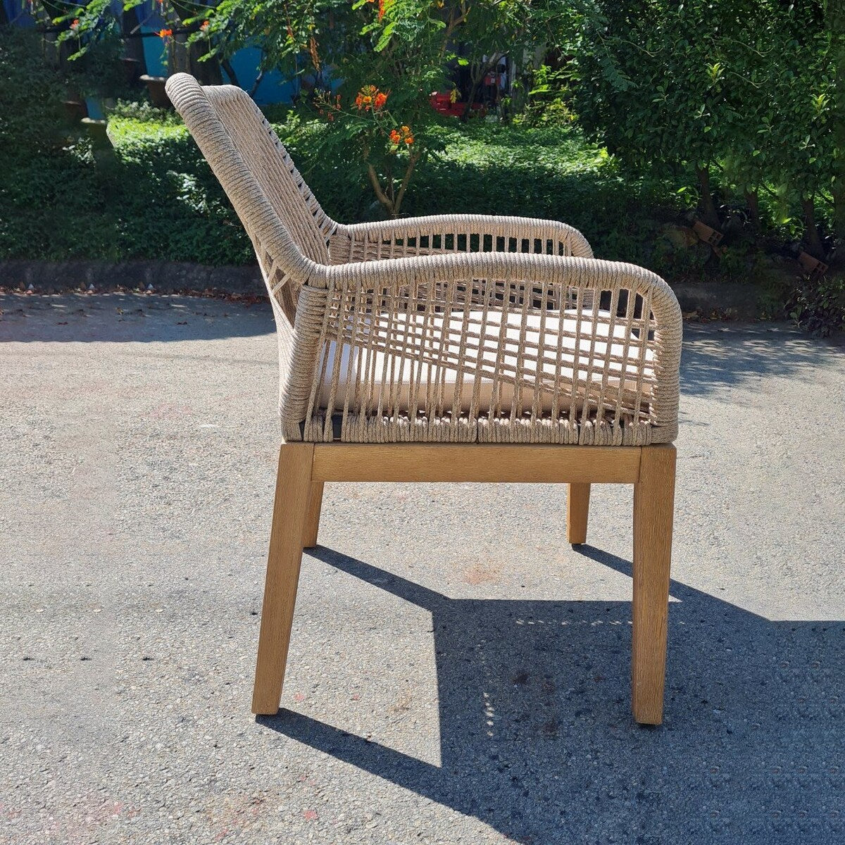 Ottawa Rope Weaving Chair - Natural (set of 2)