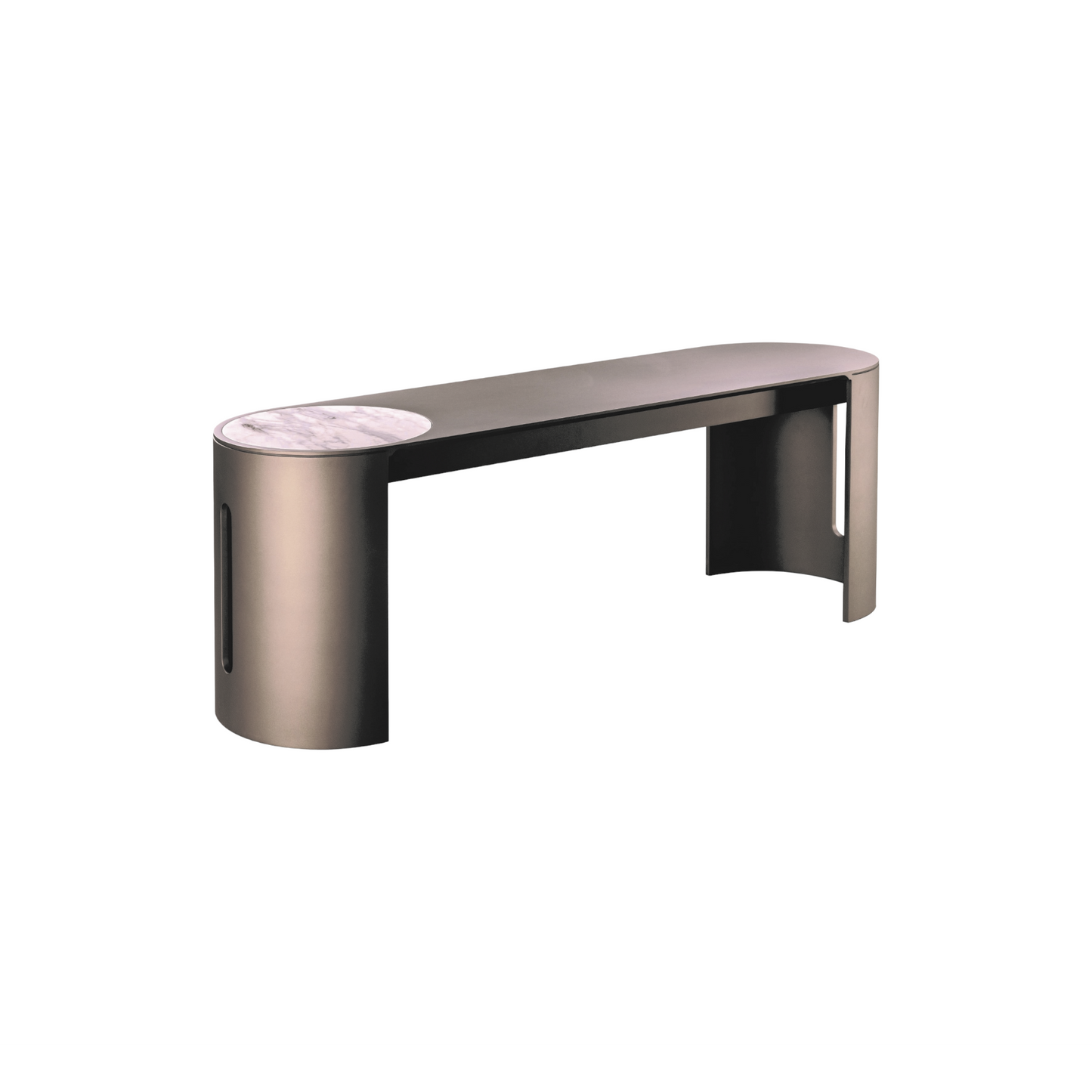 Table console cappuccino Ottis