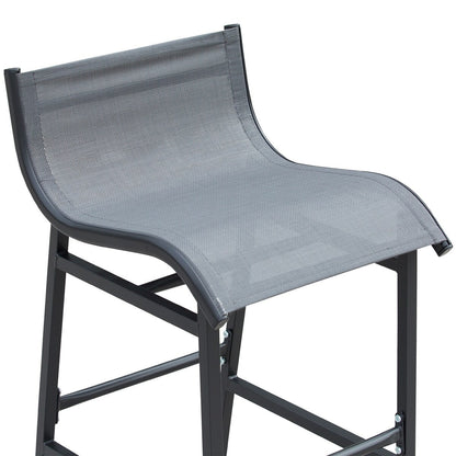 Outsunny 3 Piece Bar Height Outdoor Bistro Set for 2