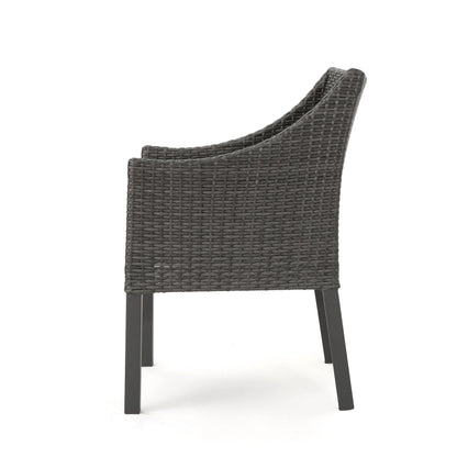 Owen Wood and Wicker 5-piece Dining Set by Christopher Knight Home