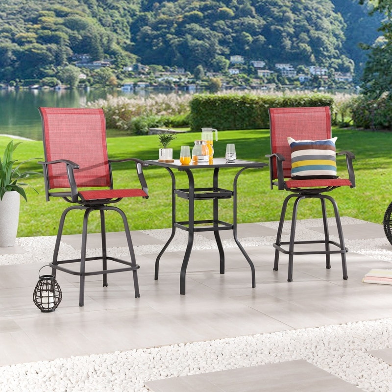 Patio Festival Outdoor 2-Person Bistro Dining Set