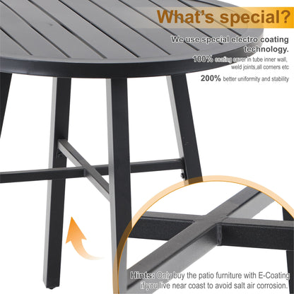 MAISON ARTS Patio Bistro 3-piece Dining Set