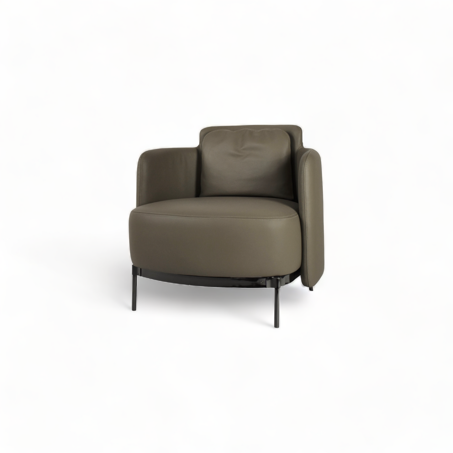 Fauteuil Darby taupe foncé