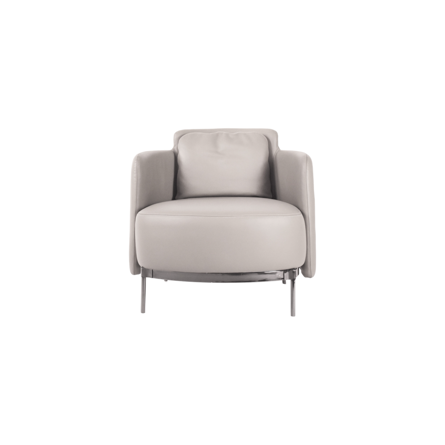 Fauteuil Darby gris clair
