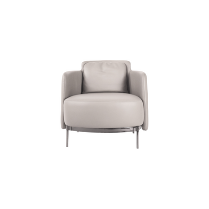Fauteuil Darby gris clair