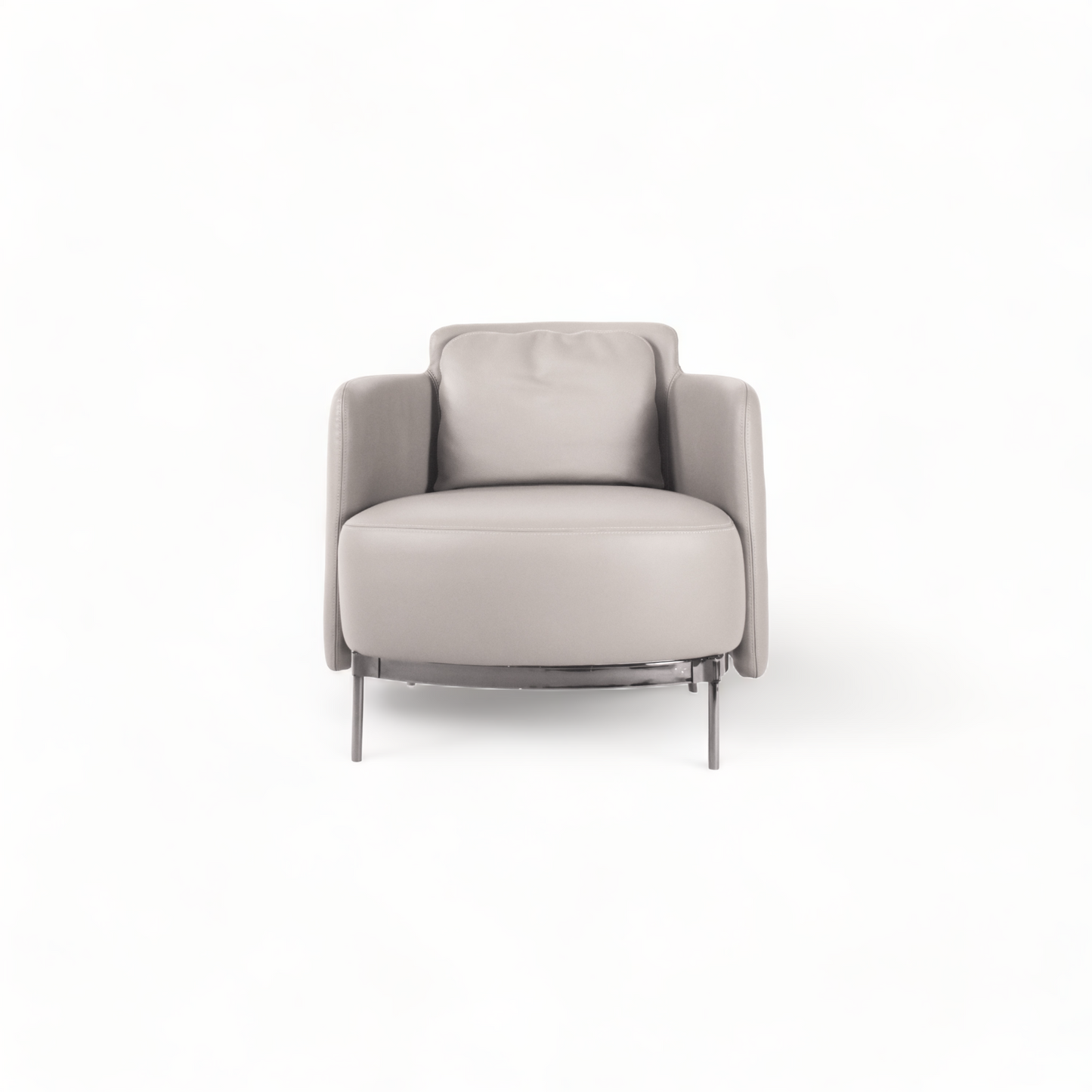 Fauteuil Darby gris clair