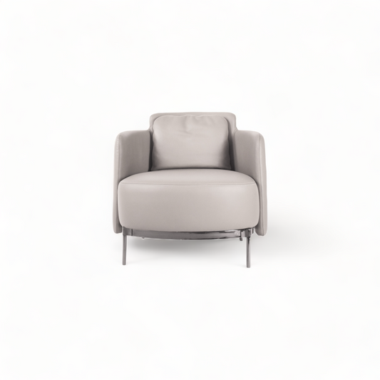 Fauteuil Darby gris clair