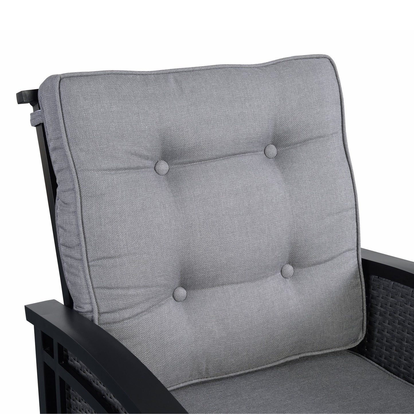 Westin Aluminum & Wicker Swivel Rocking 5pc Dining Set