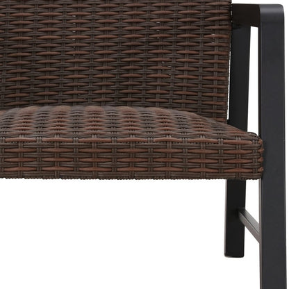 Patio Festival 2-Piece Outdoor Fast-Drying Loveseat Coffee Table Set