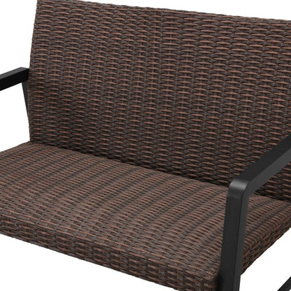 Patio Festival 2-Piece Outdoor Fast-Drying Loveseat Coffee Table Set