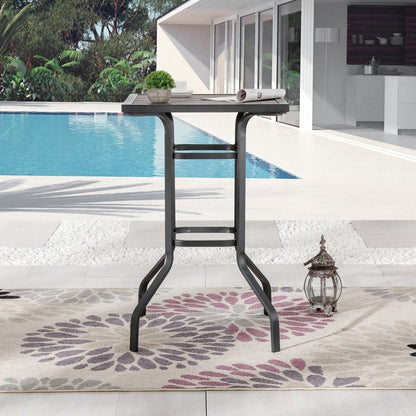 Patio Festival 3-Piece Outdoor Bar Height Bistro Dining Set