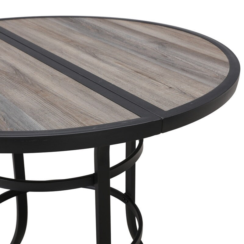 Patio Festival 4-Person Outdoor 45.3'' Round Bar Height Dining Set