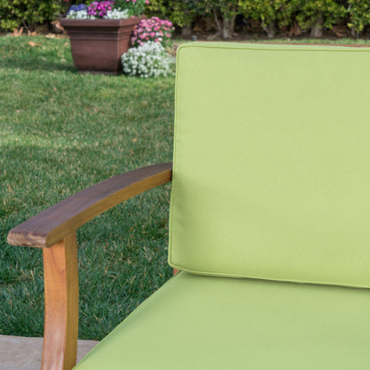 Perla Outdoor Acacia Wood 9-piece Sofa Set by Christopher Knight Home
