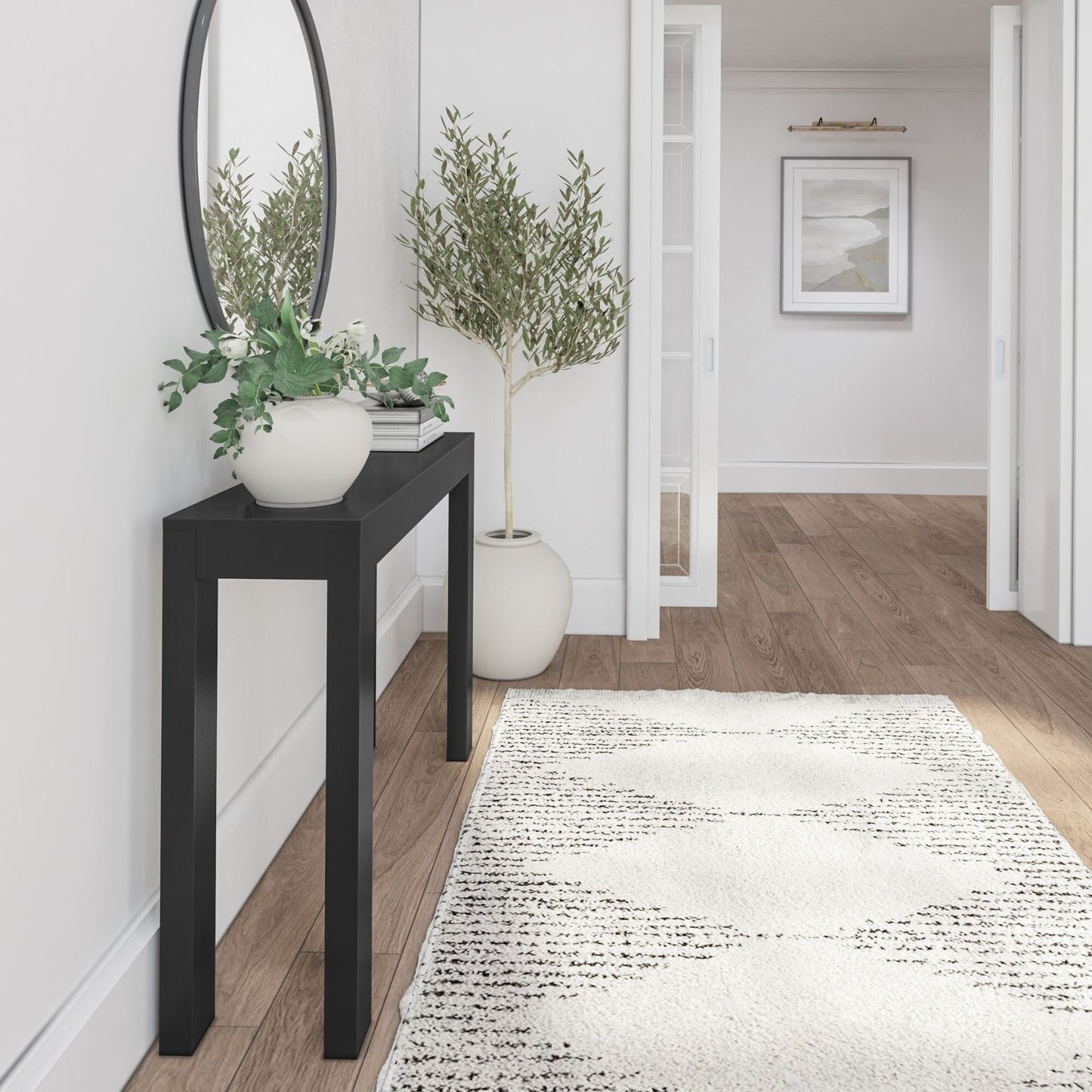 Plank and Beam Modern Console Table - 46