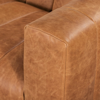 Poly & Bark Canale Sofa - Full Grain Genuine Italian Leather