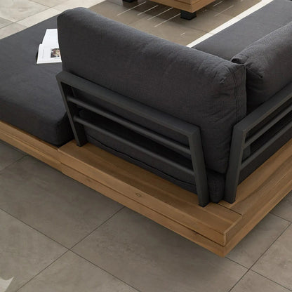 Poly & Bark Celenza 98 Outdoor/Patio Modular Corner Sectional Set with Coffee Table