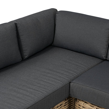 Poly & Bark Puglia Outdoor/Patio Corner Sectional Set with Coffee Table