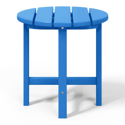 Polytrends Altura Eco-friendly All Weather Round 18 Side Table