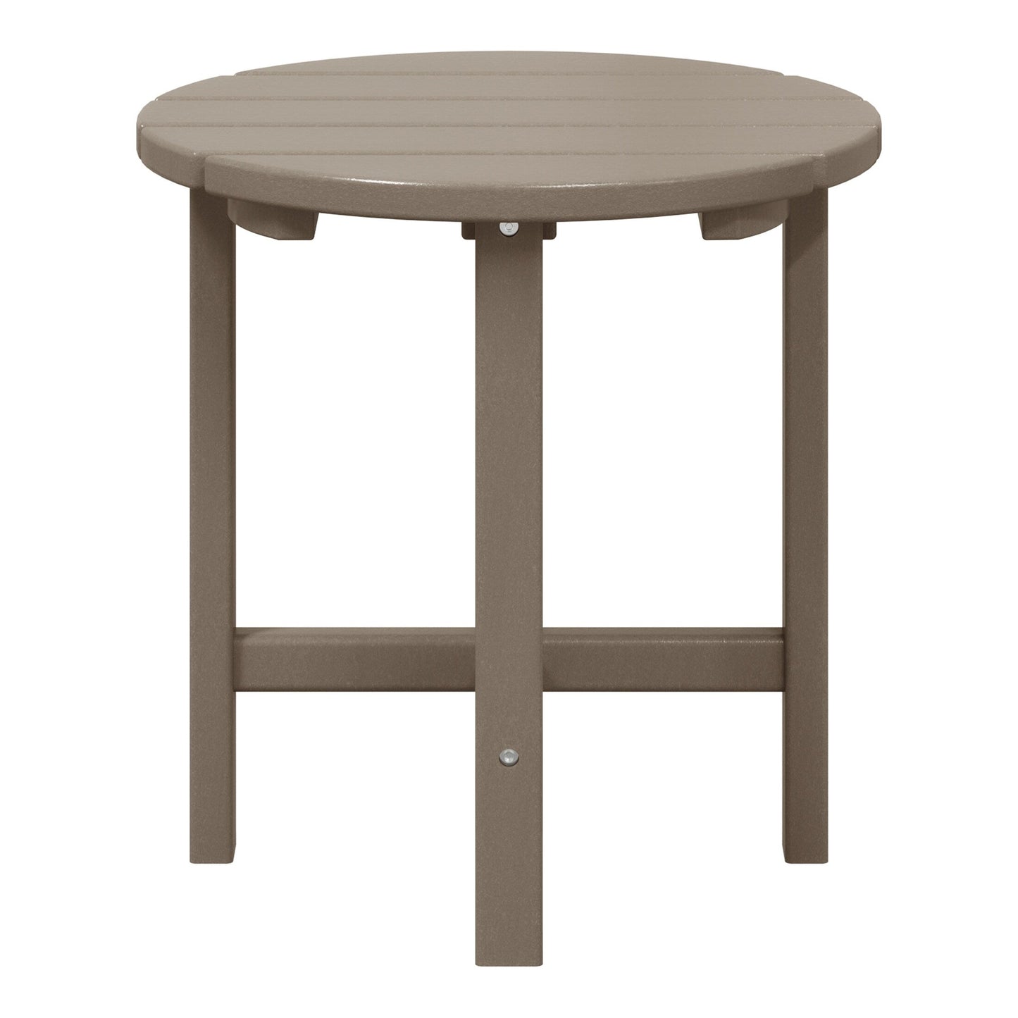 Polytrends Altura Eco-friendly All Weather Round 18 Side Table