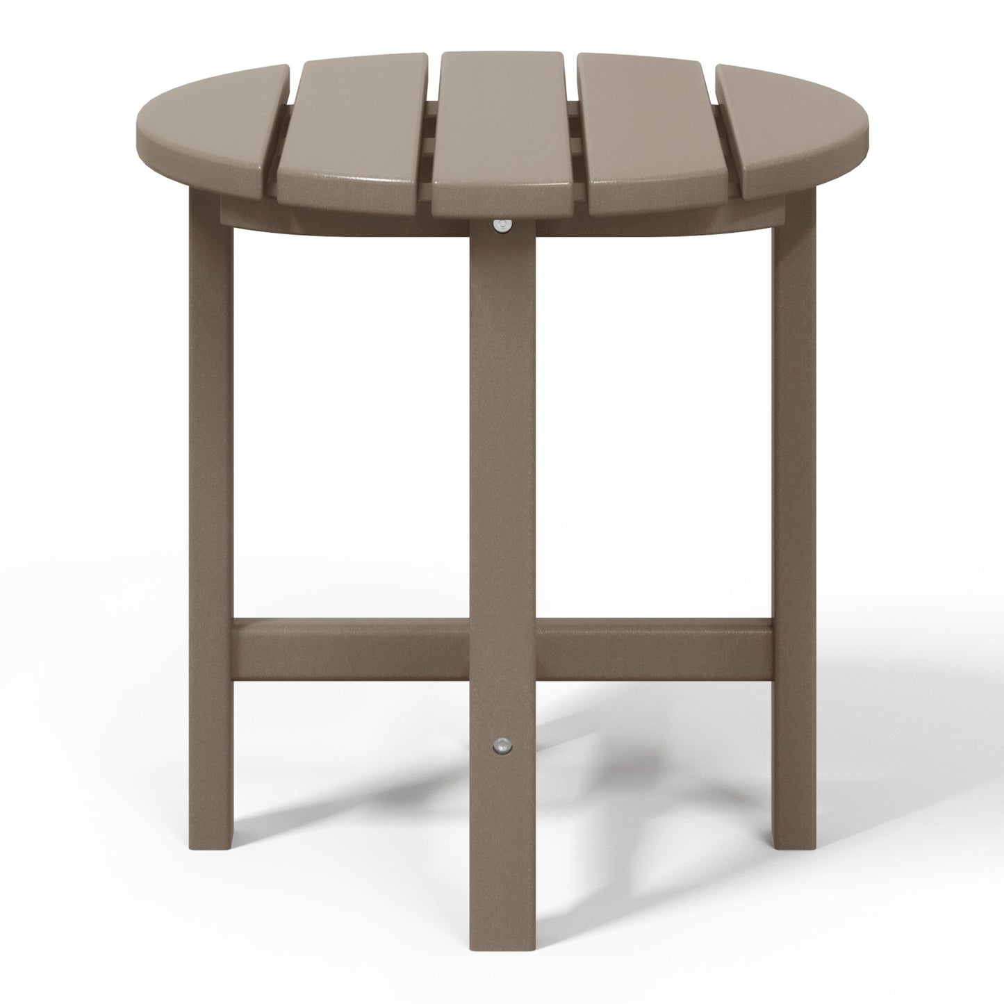 Polytrends Altura Eco-friendly All Weather Round 18 Side Table