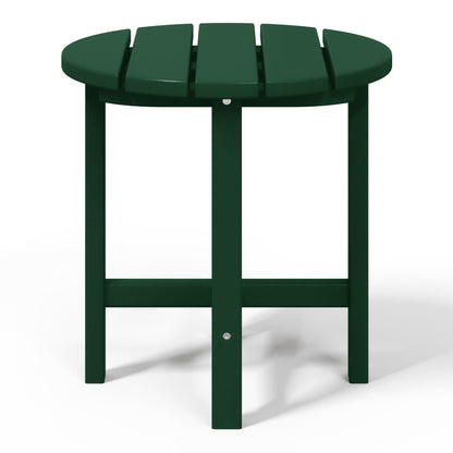 Polytrends Altura Eco-friendly All Weather Round 18 Side Table