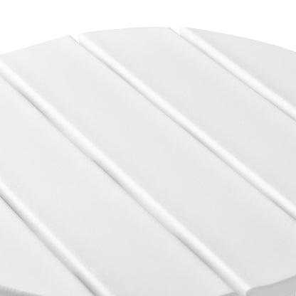 Polytrends Altura Eco-friendly All Weather Round 18 Side Table