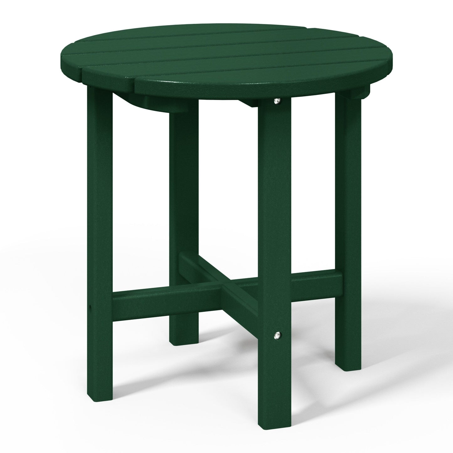 Polytrends Altura Eco-friendly All Weather Round 18 Side Table